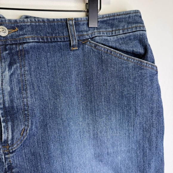 Vintage Blue Denim Maxi Skirt Size 18 Casual - Picture 13 of 16